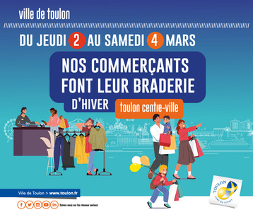 Profiter de la braderie d'hiver avec votre agence ORPI Cabanis TOULON CENTRE 